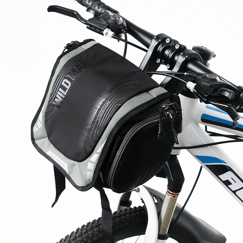 WILD MAN Waterproof Bike Handlebar Front Tube Large Capacity Bag For Bicycle Shoulder Backpack Scooter Cycling Bike Bags1 12