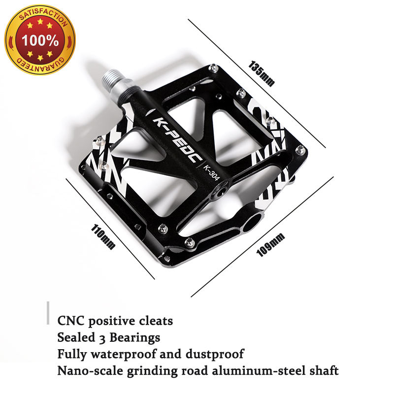 Uudet polkupyörän polkimet alumiiniseoksesta valmistetut polkupyörän polkimet maastopyöräilyyn, suljetut 3 laakeria, polkimet BMX:lle, erittäin kevyet polkupyörän osat 11