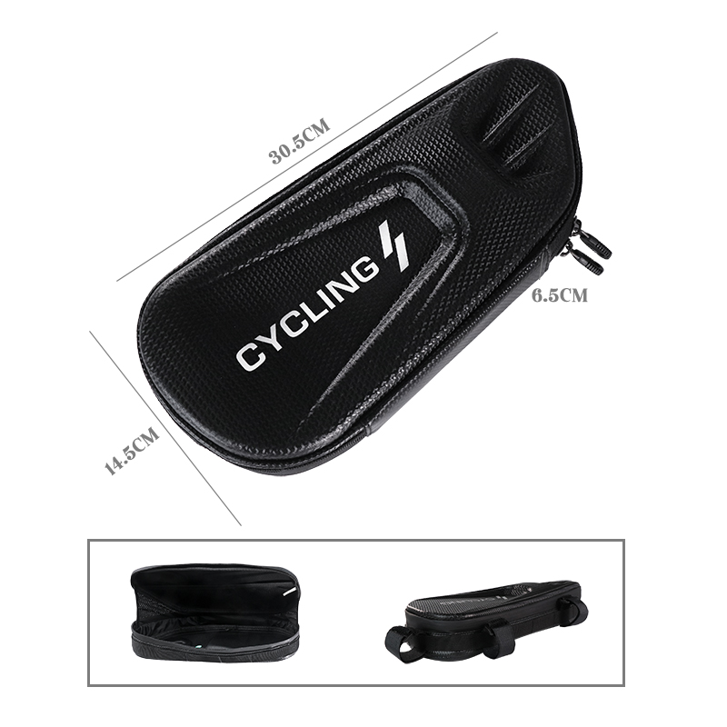 WEST BIKING Large Space Hard Shell Bicycle Tube Frame Bag Waterproof Travel Mountain Road Bike Cycling Triangle Bag1 10