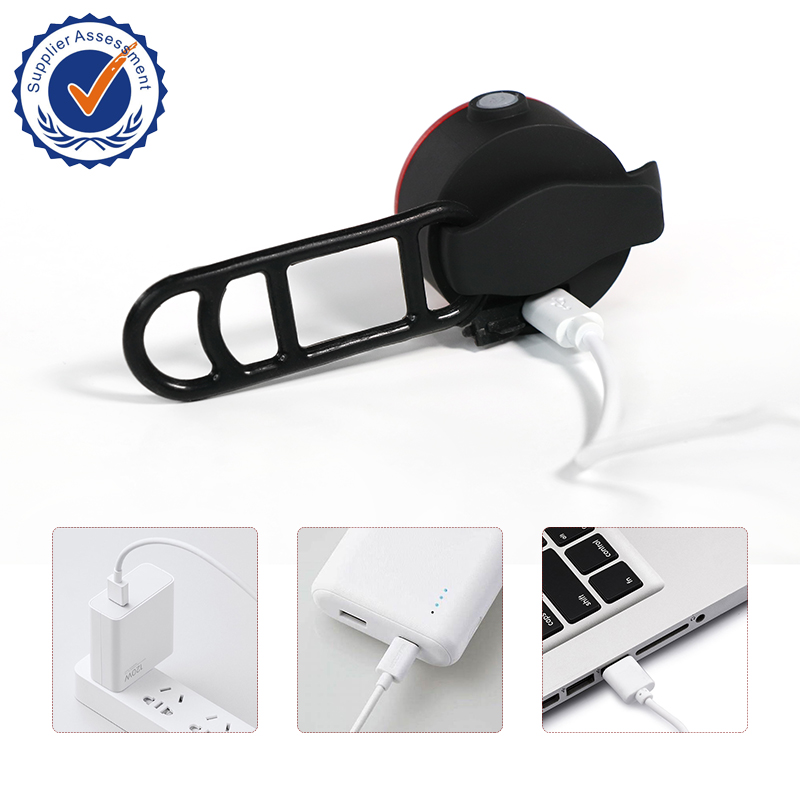USB Rechargeable turn up LED Bike Light 4 Light Mode Options Super Bright Front Lamp With Bicycle Rear Light1 11