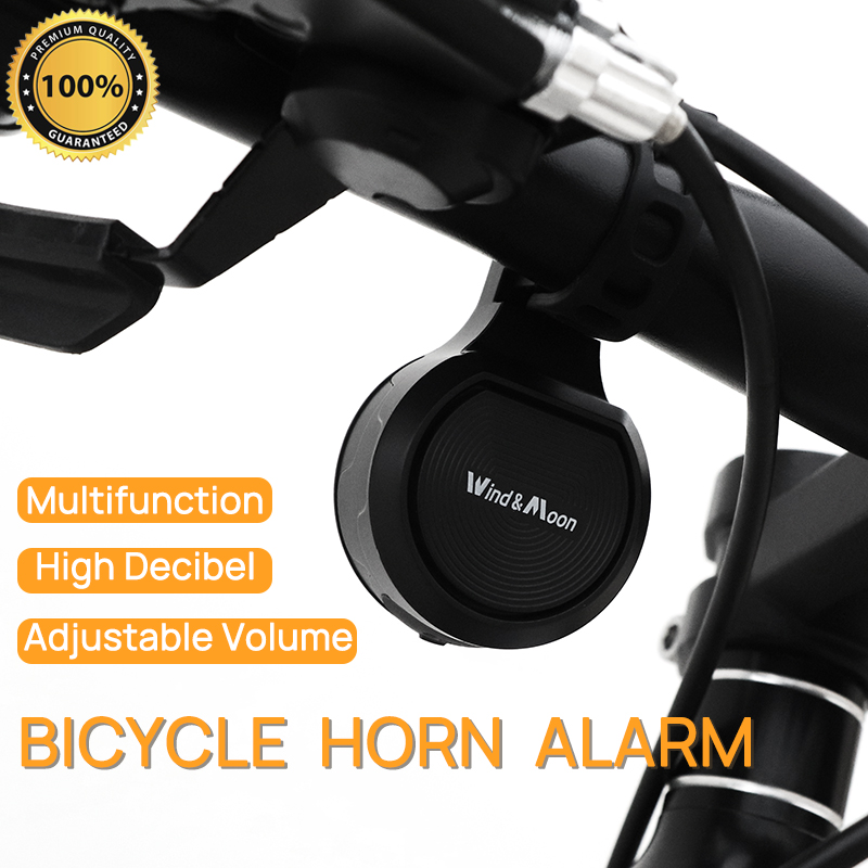 Dağ Bisikleti Elektrikli Korna Hırsızlık Önleyici Alarm Fonksiyonu Su Geçirmez USB Şarjlı Alarm Zili Bisiklet Scooter İçin1 9