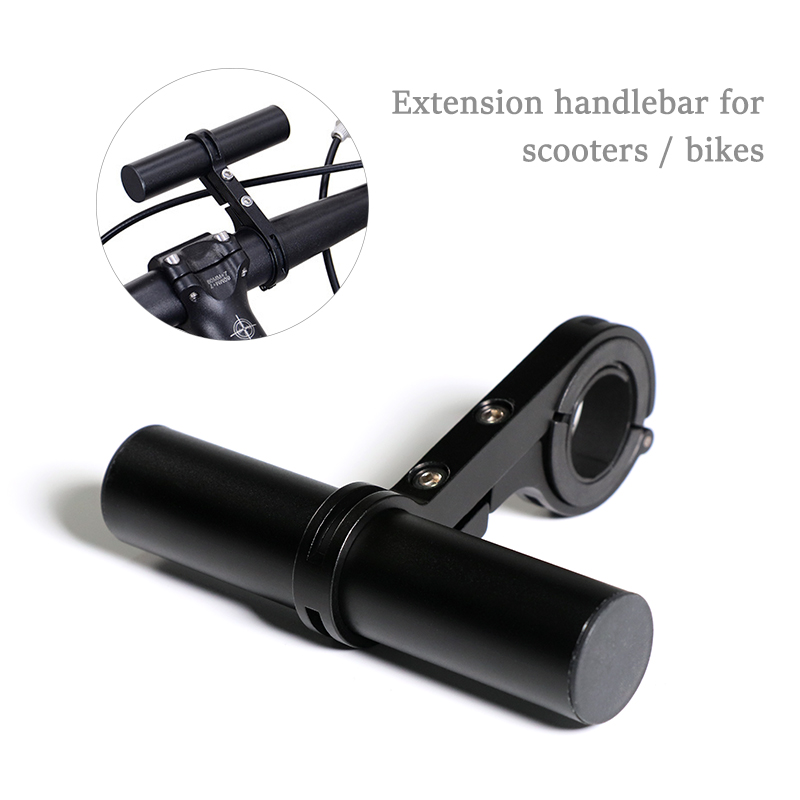 Uchwyt przedłużający kierownicę roweru górskiego, pojedynczy słupek, aluminiowy pręt reflektora, uchwyt licznika kilometrów, montowany na rowerze, część 1 12