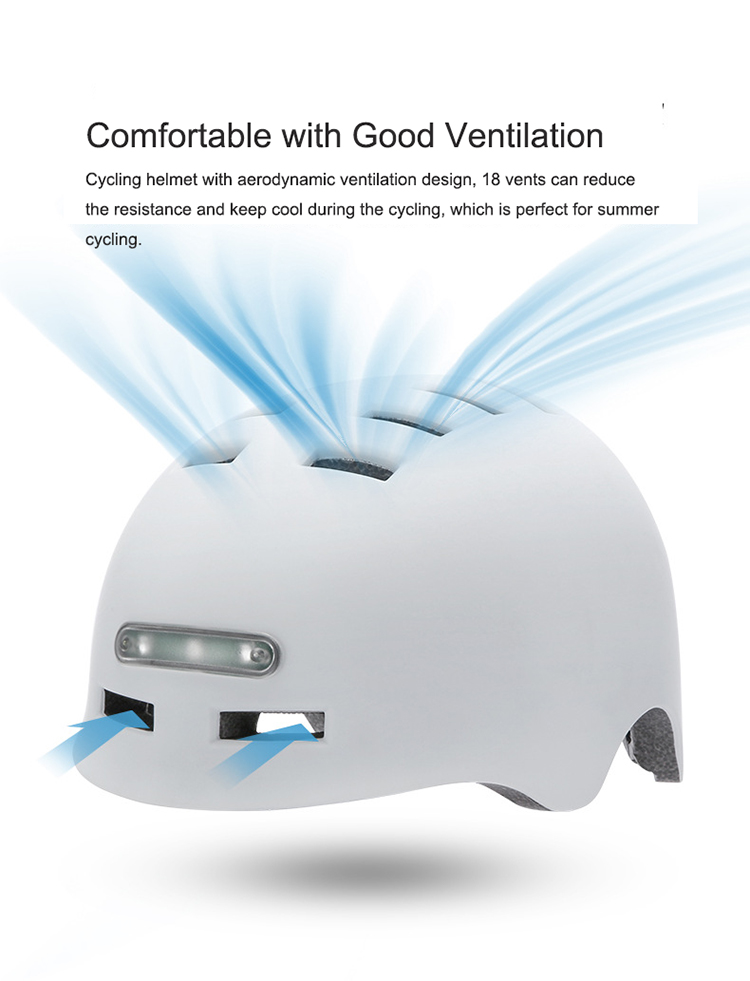 New Led Smart Helmet Lighting Warning Light Helmet For M365/ES1/2/4/MAX G30 Scooter Motorcycle Bike Helmet1 12