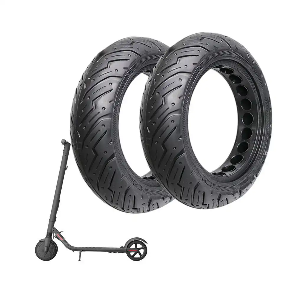 2 Wheel Fat Thick Airless Non-Pneumatic Tyres Parts Accessories Electric Scooter 10x2.5 Solid Tire Scooter Tires1 1