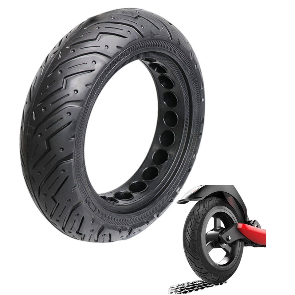 2 Wheel Fat Thick Airless Non-Pneumatic Tyres Parts Accessories Electric Scooter 10x2.5 Solid Tire Scooter Tires1 10