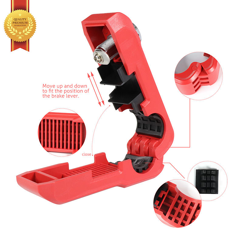 Security Safety CNC Locks Handlebar Handset Brake Lever Disc Locking Fit For ATV Anti-theft Lock Scooter Grip Lock1 8