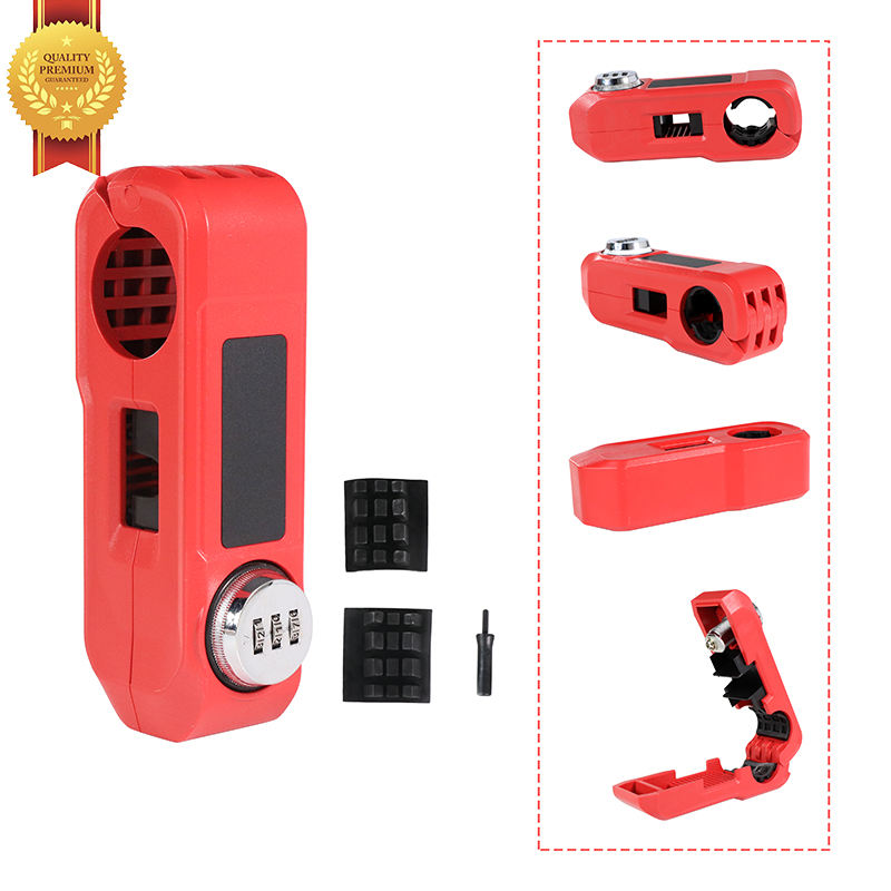 Security Safety CNC Locks Handlebar Handset Brake Lever Disc Locking Fit For ATV Anti-theft Lock Scooter Grip Lock1 9