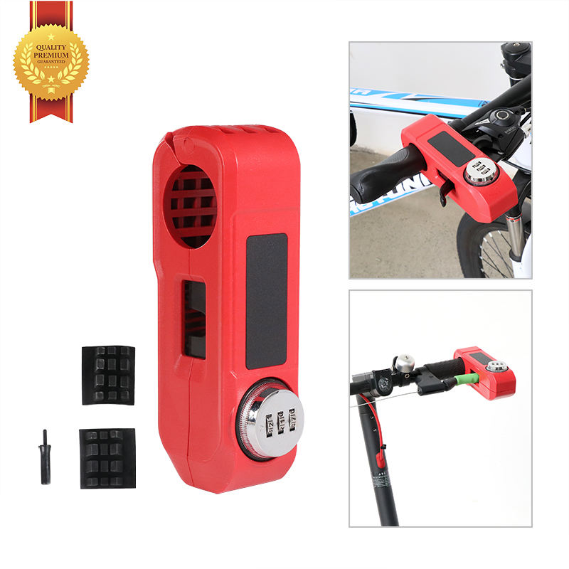 Security Safety CNC Locks Handlebar Handset Brake Lever Disc Locking Fit For ATV Anti-theft Lock Scooter Grip Lock1 11