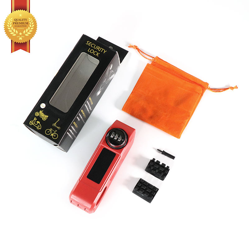 Security Safety CNC Locks Handlebar Handset Brake Lever Disc Locking Fit For ATV Anti-theft Lock Scooter Grip Lock1 10