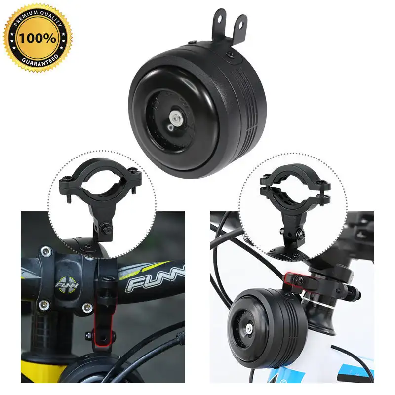 Bike Electric Anti-theft Horn MTB Road Bicycle Bell USB Charging Ring With Alarm M365 Motorcycle Scooter Loud Sound Horn1 1
