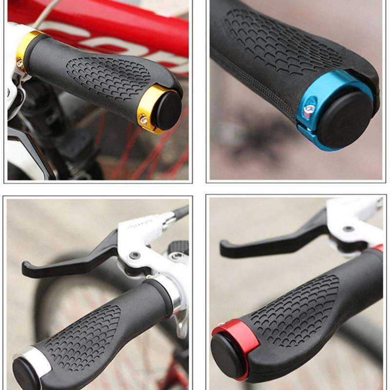 Bicycle Grips Ergonomic Anti-Skid Rubber Cycling Lock-On Cycling Accessories MTB Mountain Bike Bicycle Handlebar Grips1 9