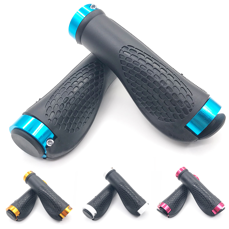 Bicycle Grips Ergonomic Anti-Skid Rubber Cycling Lock-On Cycling Accessories MTB Mountain Bike Bicycle Handlebar Grips1 7