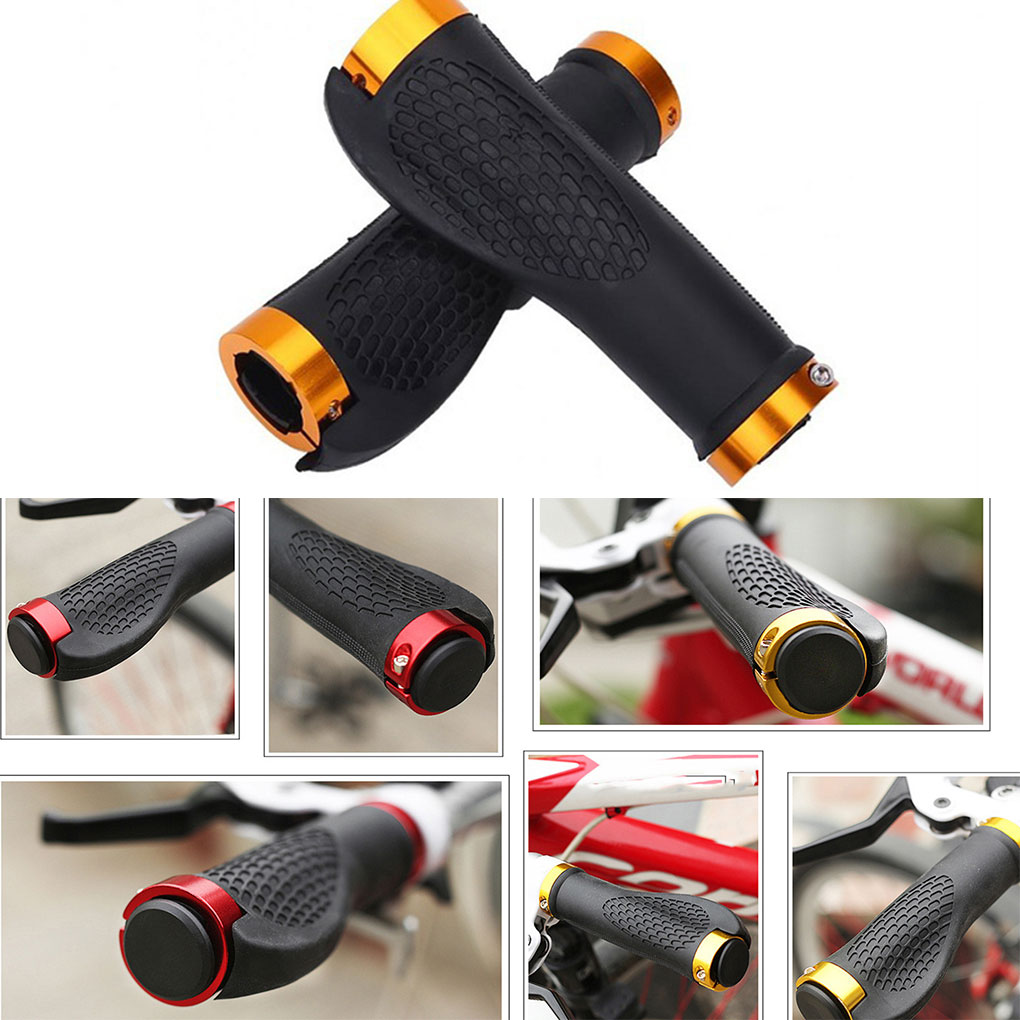 Bicycle Grips Ergonomic Anti-Skid Rubber Cycling Lock-On Cycling Accessories MTB Mountain Bike Bicycle Handlebar Grips1 10