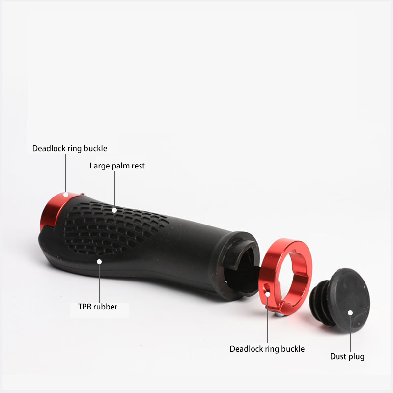 Bicycle Grips Ergonomic Anti-Skid Rubber Cycling Lock-On Cycling Accessories MTB Mountain Bike Bicycle Handlebar Grips1 8