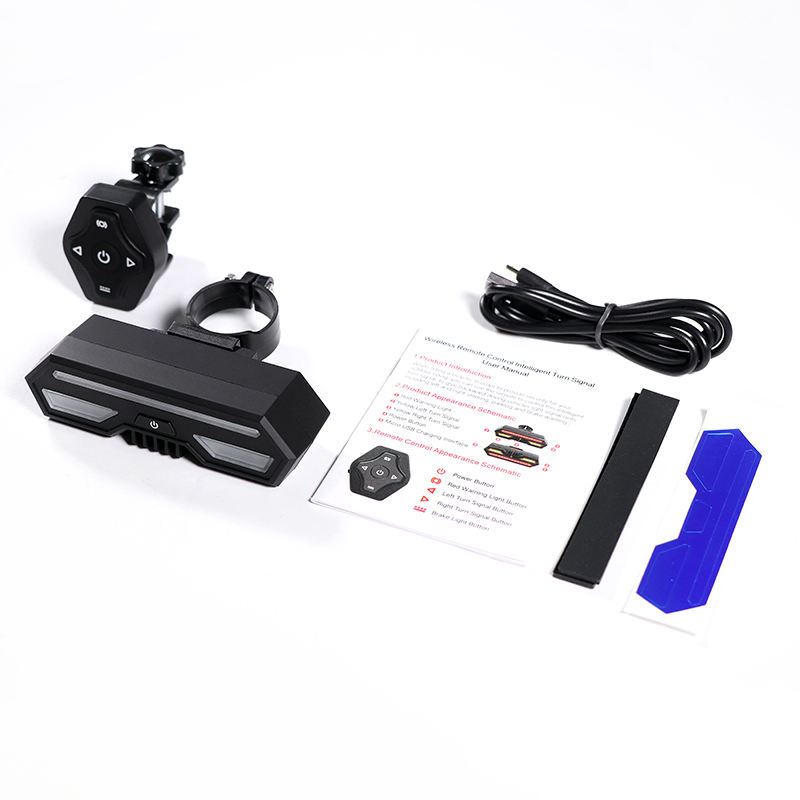 Waterproof USB LED Bicycle Rear Light Lamp 85 Lumen Cycling Light Wireless Remote Control Intelligent Turn Signal Lights1 11