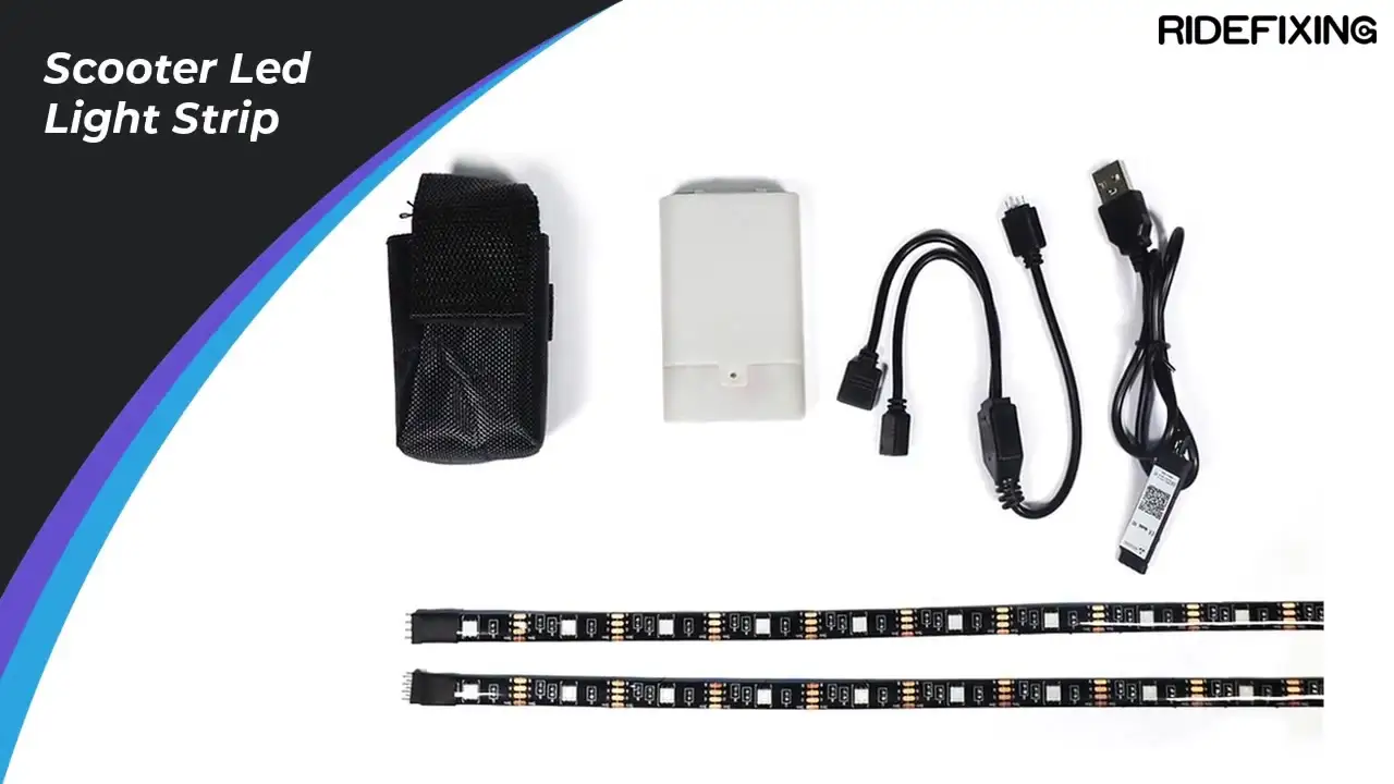 Electric Scooter Led Light Strip APP Bluetooth Control Decorative Colorful Lamp for M365/pro/1S1 1