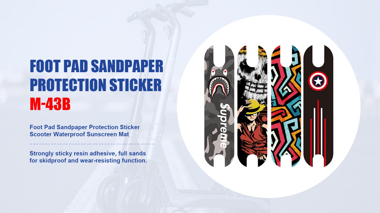 Best Xiaomi Mijia M365 pro Electric Scooter Antislip Pedal foot Pad Sandpaper Protection Sticker Scooter Waterproof Sunscreen Mat Factory Price - Superbsail1 2