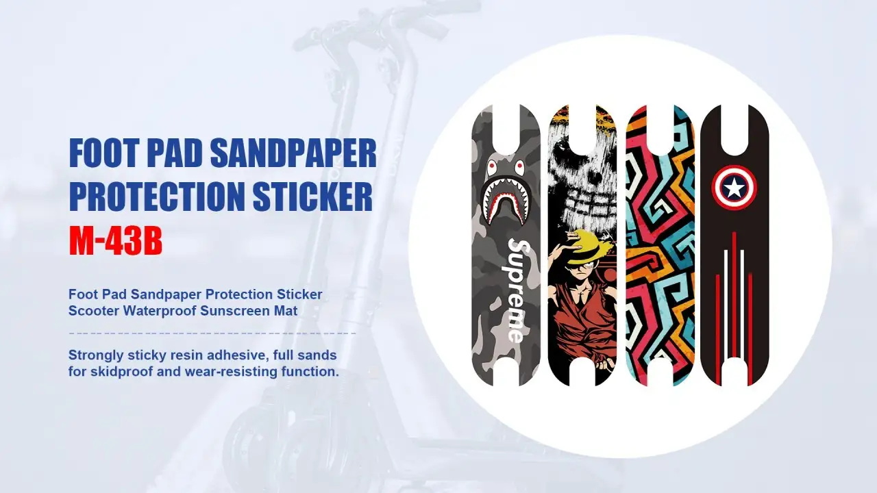 Best Xiaomi Mijia M365 pro Electric Scooter Antislip Pedal foot Pad Sandpaper Protection Sticker Scooter Waterproof Sunscreen Mat Factory Price - Superbsail1 1