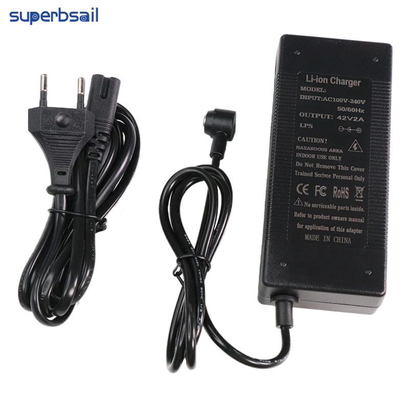 Superbsail Charger for Xiaomi Scooter Mi 4 Pro Power Supply Adapter 42V 2A Mijia Mi4 Pro Electric Skateboard Replacement1 2