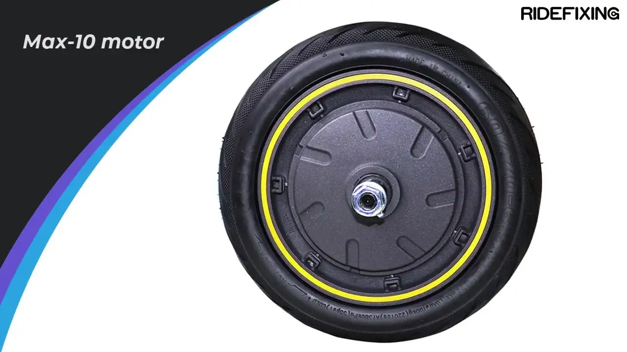 Professional 10 Inch Front Wheel and Hub Motor with 60/70-6.5 Vacuum Tire for Ninebot Max G30 Kickstcooter Assembly Spare Parts manufacturers1 1