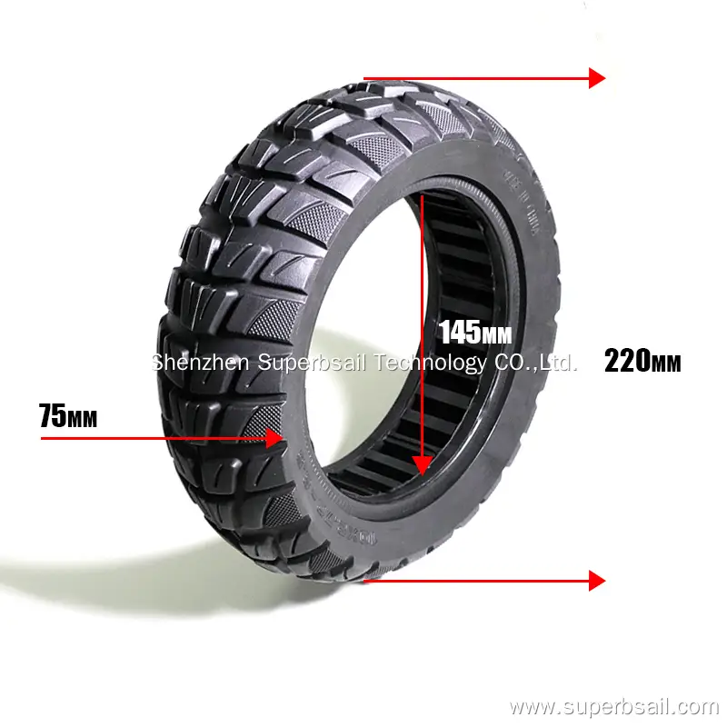 Superbsail 10x2.70-6.5 Solid Tire for Speedway 5 , Dualtron 3 Electric Scooter Products | RIDEFIXING1 1