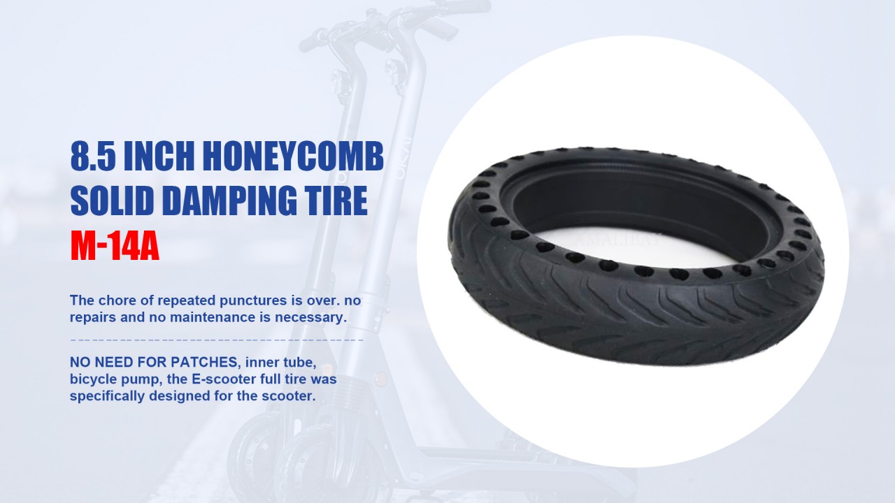 EU Warehouse Shock Absorption 8.5inch Honeycomb Solid Tire for Xiaomi Mijia M365/Pro/1S and Pro 2 Electric Scooter1 2