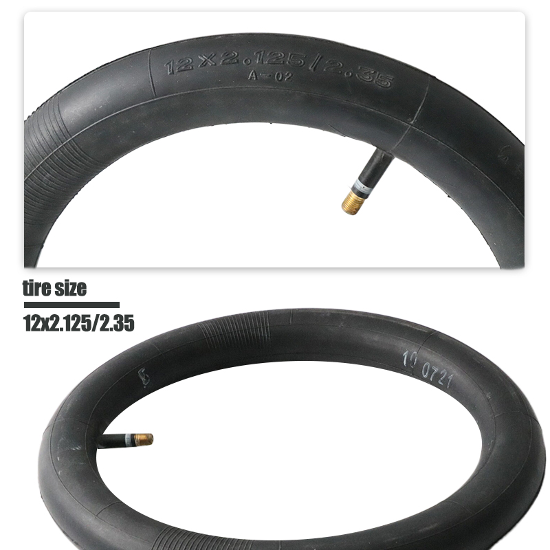 Superbsail 12*2. 215 inner tube bent valve for Electric Scooters E-bike 10x2.125 Cycling Tire Rubber Tube for MTB bike1 3