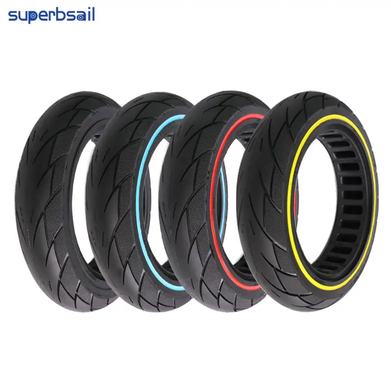 Superbsail Hot Sales 10*2.125 Solid Tire Color Honeycomb For Ninebot F30/F40 Electric Scooter 10 Inch Parts For Scooter1 1