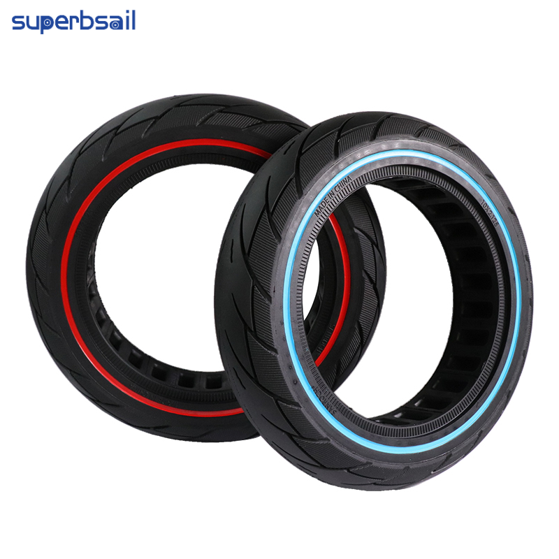 Superbsail Hot Sales 10*2.125 Solid Tire Color Honeycomb For Ninebot F30/F40 Electric Scooter 10 Inch Parts For Scooter1 3