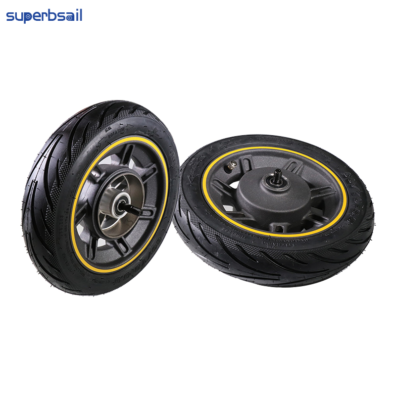 Superbsail 10 Inch Electric Scooter Front Wheel With Drum Brake And Vacuum Tubeless Tire 60/70-6.5 For Ninebot Max G31 2