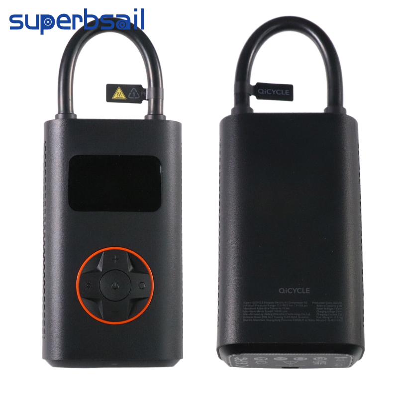 Superbsail QiCYCLE Portable Air Pump Wheel Inflator for Bike Motorcycle Scooter Tire Electric Air Pump1 2