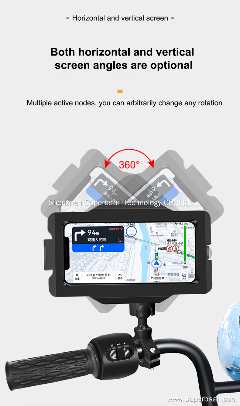 Wholesale GUB PLUS 17 360 Rotating Phone Case Waterproof Mobile Bike Handlebar Phone Holder For Scooter Bicycle1 4