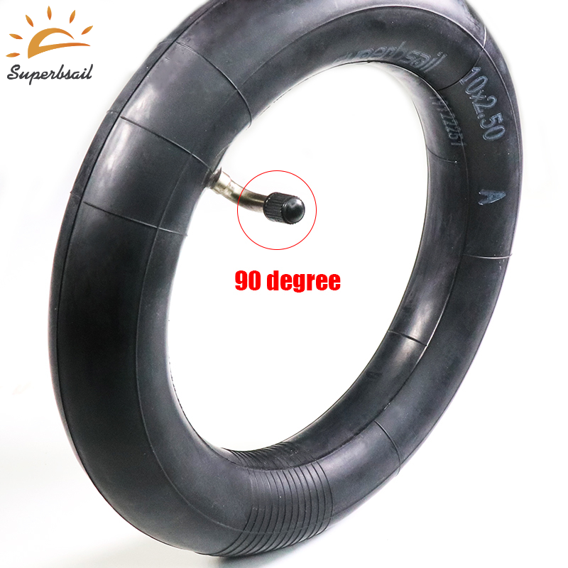 Superbsail High-quality Scooter Parts 10*2.5 Inner Tube With Bent Valve 90 Degree For Electric Scooter Accessories1 2
