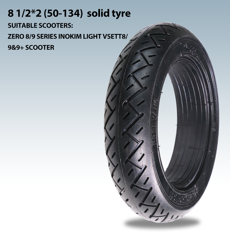 Superbsail 8 1/2*2(50-134) Solid Tyre For Zero 8/9 Series INOKIM Light Electric Scooter Mobility Tire For E-scooter1 2