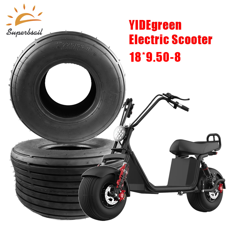 Superbsail Scooter Tyre 225*55-8(18*9.5-8) Fat Tire Suitable For Halley Citycoco Electric Scooter Repair Accessories1 3