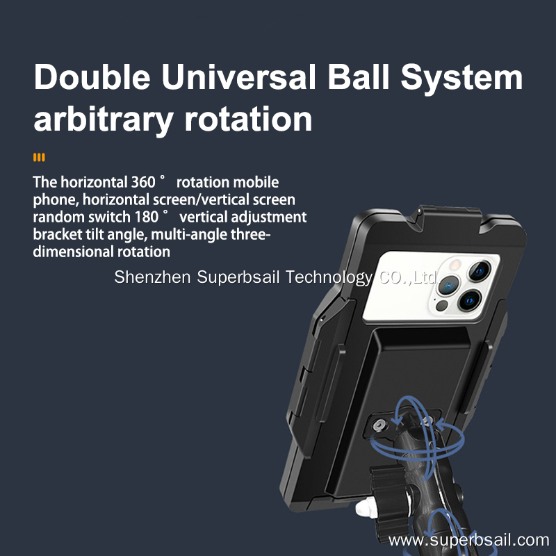 Wholesale GUB PLUS 17 360 Rotating Phone Case Waterproof Mobile Bike Handlebar Phone Holder For Scooter Bicycle1 9