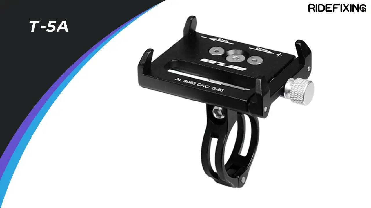 Motorcycle and Bicycle Cell Phone Holder Aluminum Universal Adjustable Phone Mount Smartphone Holder Bike Handlebar Phone Holder1 1