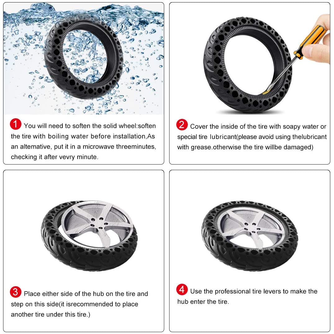 EU-lager fabrikkpris 8,5 tommers honningkakedekk til Xiaomi M365 Pro Pro2 Mi 3 elektriske scootere 4