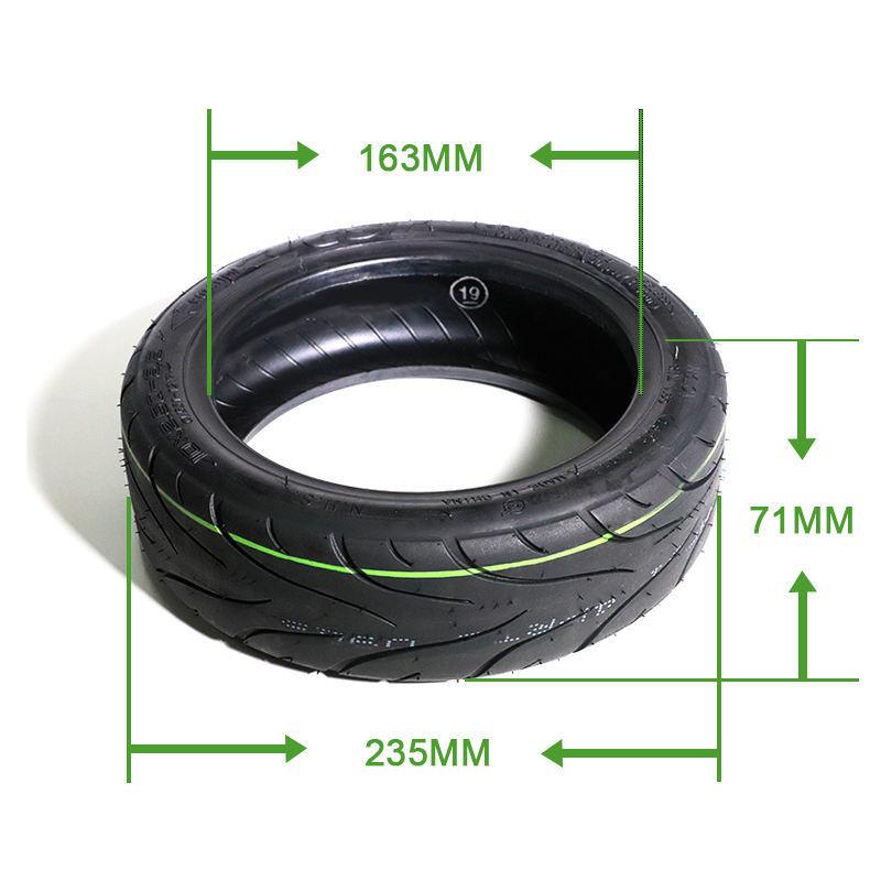 10*2.5-6.5 Tubeless Scooter 10 Inch Electric Skateboard Tire Inflatable Wheel Tyre Outer Tire Parts1 4