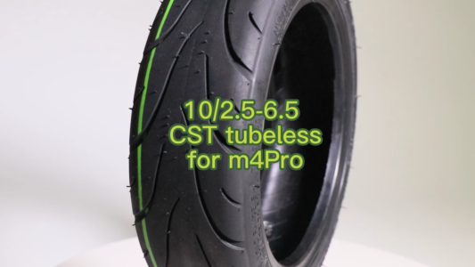 10*2.5-6.5 Tubeless Scooter 10 Inch Electric Skateboard Tire Inflatable Wheel Tyre Outer Tire Parts1 1