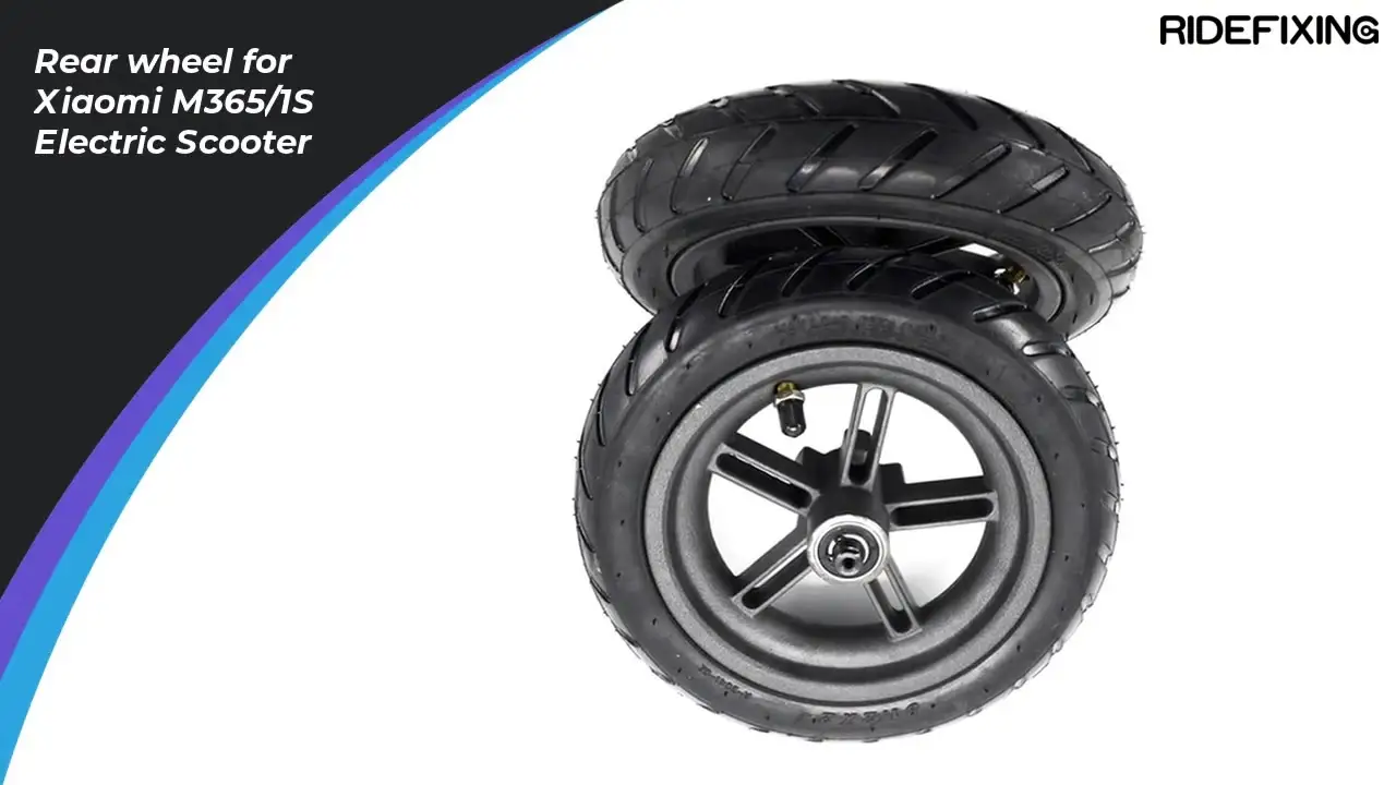 Xiaomi M365/1S Electric Scooter Rear Wheel with 8.5 inch Inflatable Tire Inner tube Rear Wheel Hub Repair Spare Parts1 1