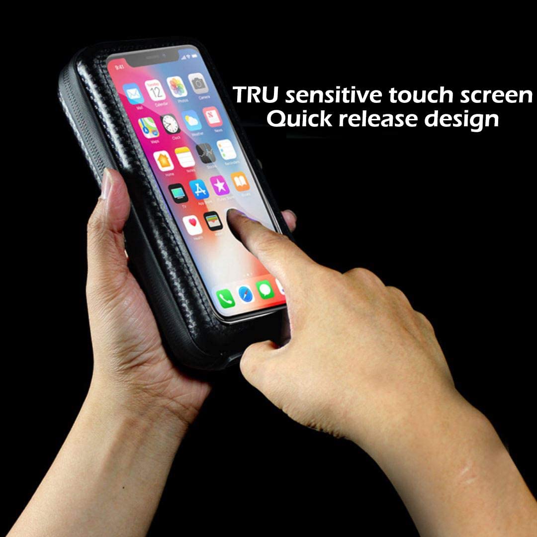 WILD MAN Bicycle Bags Front Frame MTB Bike Bag Waterproof Touch Screen Top Tube Mobile Phone Bag for Cycling Accessories1 4