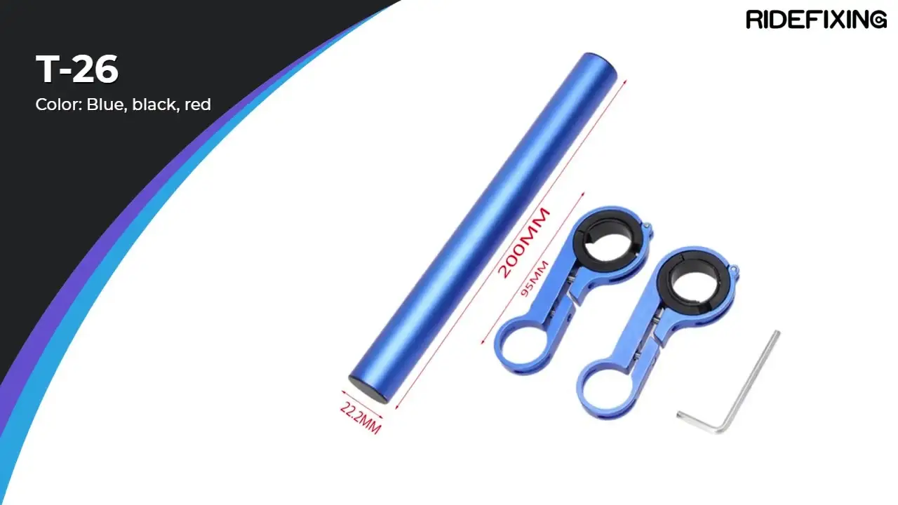 Bicycle Handlebar Extended Bracket Bike Headlight Mount Bar Computer Holder Lantern Lamp Support Rack Alloy Fiber Stand1 1