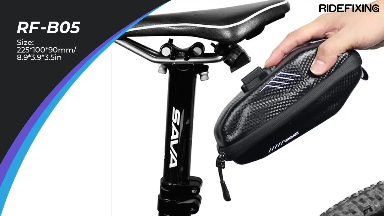 WILD MAN 1.8L Hard shell Bicycle Saddle Bag Waterproof Cycling MTB Bike Rear Tool Bag Night Reflective Bike Accessories1 1