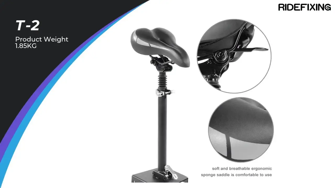 2021 New Height Adjustable Saddle For Xiaomi/ninebot  Electric Scooter Skateboard Cushion Chair Seat Saddle Replacement Accessories1 1