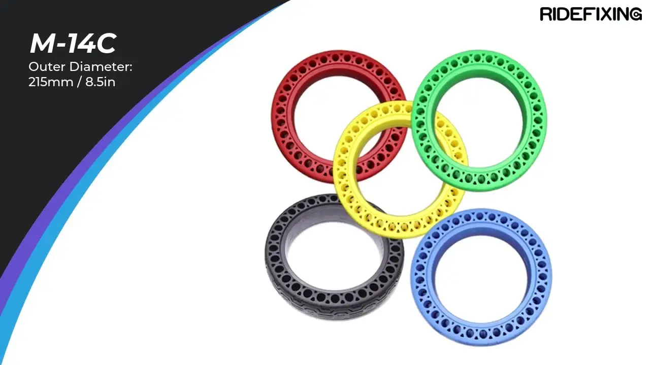 Explosion-proof Shock absorption Xiaomi 8.5inch Honeycomb Solid Tire Color Solid Tire M365 Tyre for Mijia M365/M365Pro/1S/Pro2 Electric Scooter1 1