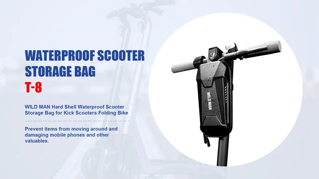 China Hard Shell Waterproof Scooter Storage Bag for Kick Scooters Folding Bike manufacturers - Superbsail1 1
