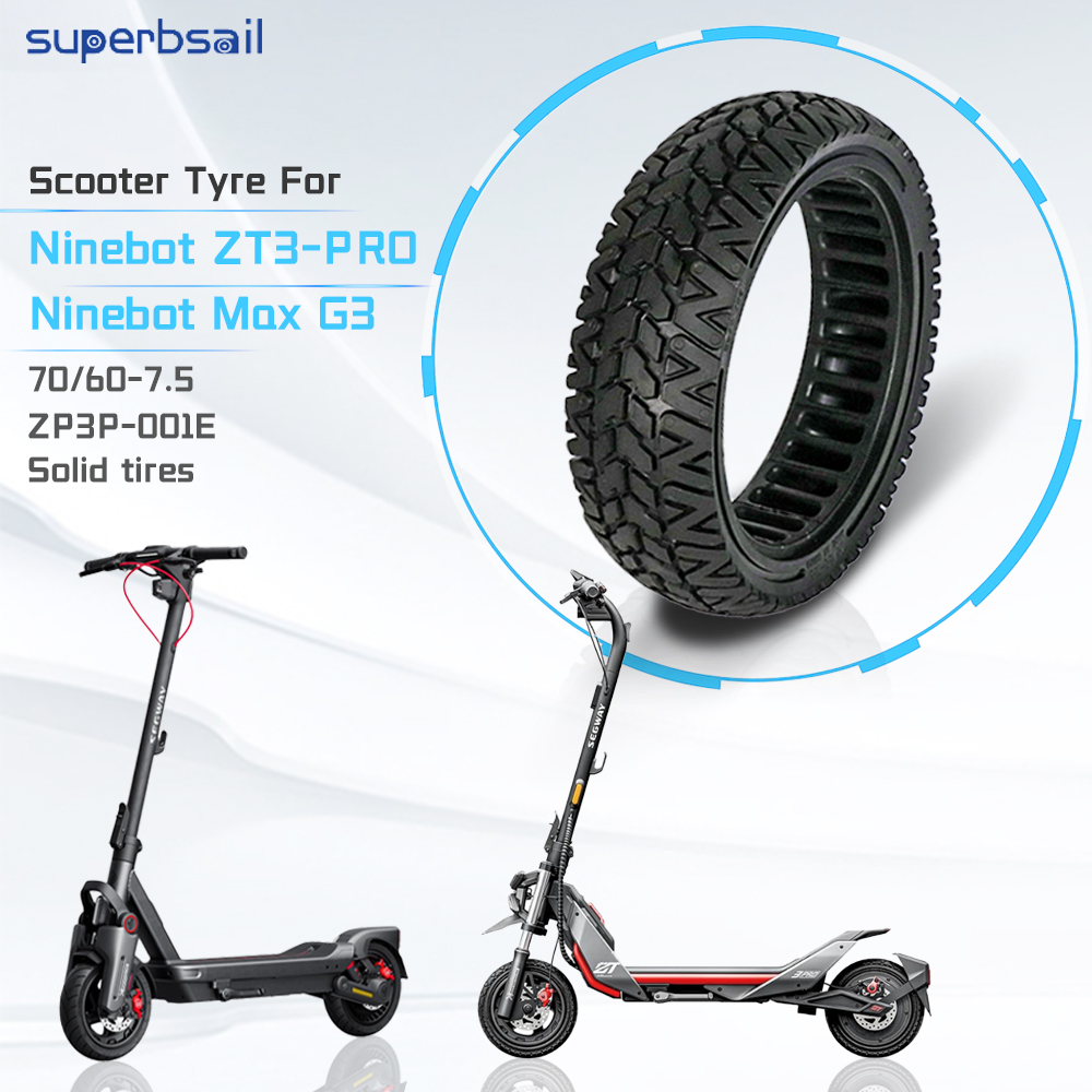 High Quality Original Ninebot ZT3 Pro Spare Parts 70/60-7.5 Tubeless Tire for Electric Scooters -ZT3P-001E1 2
