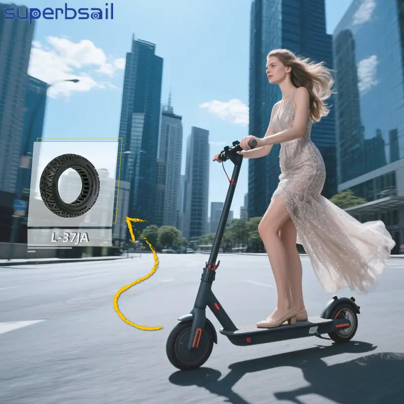 Hot Sell 9*3.0-5.5 Off Road Solid Tire for Kukirin G2 Pro Electric Scooter Wheel Accessories Replacement-L-37P1 1