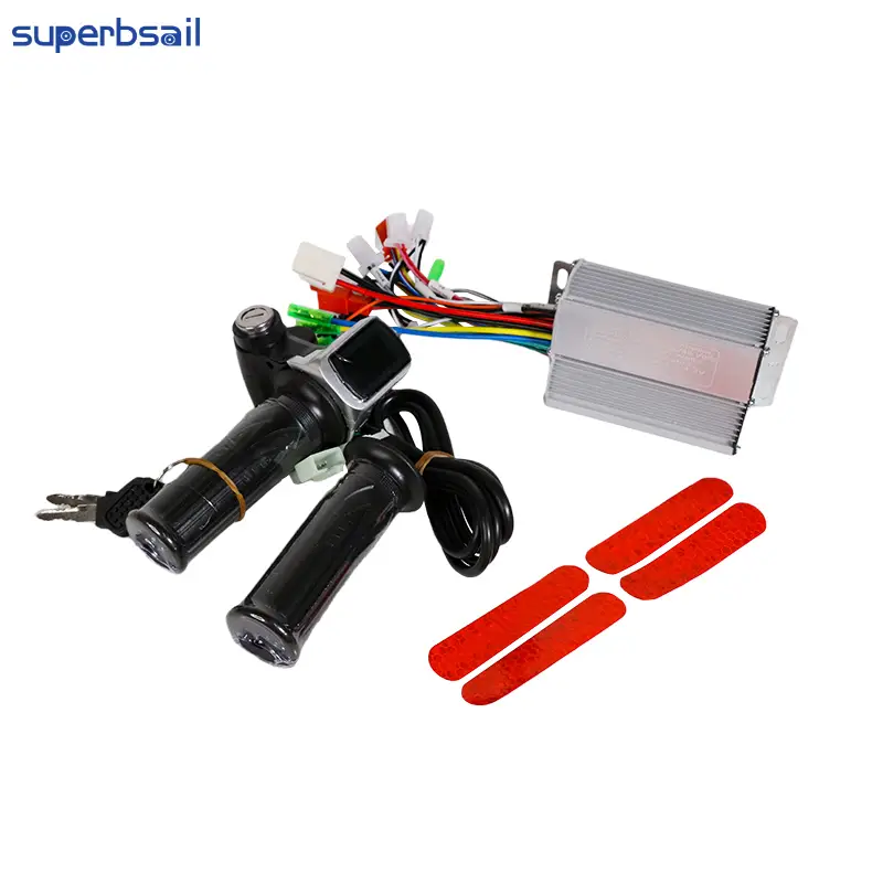 350W 36V Brushless Controller With LCD Speed Display Throttle Reflectors Kits for E Scooters and Bikes-36V RF-278 1